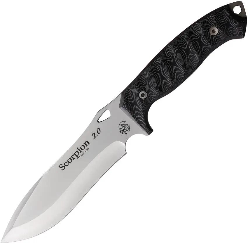 J&V Adventure Knives Scorpion Fixed Blade 1011-MN by J&V Adventure Knives