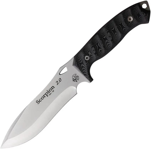 J&V Adventure Knives Scorpion Fixed Blade 1011-MN by J&V Adventure Knives