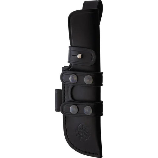 J&V Adventure Knives Thor Fixed Blade 1217-M1 - Full Tang Reliability With Glass Breaker And Leather Belt Sheath by J&V Adventure Knives