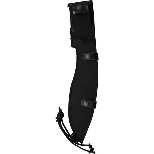 J&V Adventure Knives Falcran Fixed Blade 1266-M1 - Full Tang MV-58 Satin Blade, Black Micarta Handle by J&V Adventure Knives