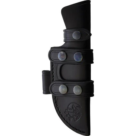 J&V Adventure Knives Chacal Bushcraft 1380-M1 - Satin MV-58 Blade Black Micarta Handle Full Tang by J&V Adventure Knives