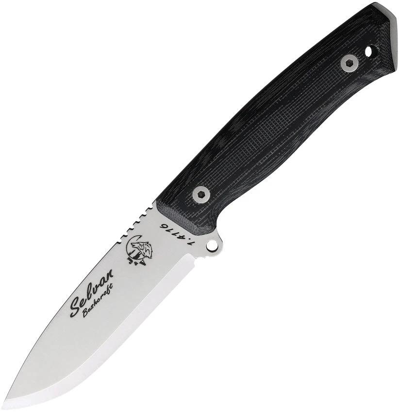 J&V Adventure Knives Selvan Bushcraft Scandi 1411-TRF1-ES by J&V Adventure Knives