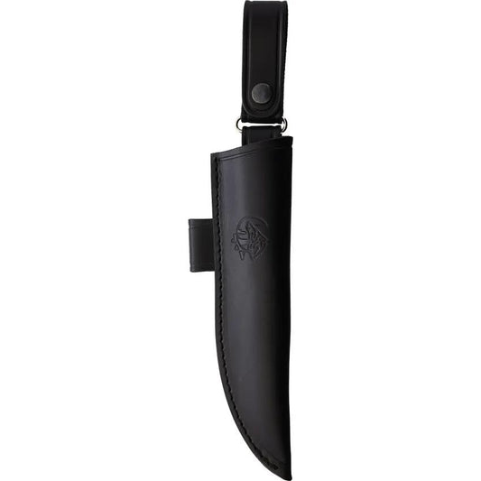 J&V Adventure Knives Selvan Bushcraft Scandi 1411-TRF1-ES - Full Tang Satin 4in Scandi Blade With Black TRF Handle by J&V Adventure Knives