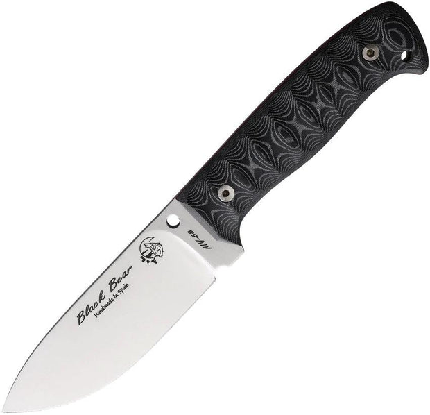 J&V Adventure Knives Black Bear Fixed Blade 1501-MN by J&V Adventure Knives