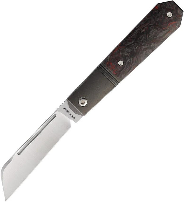 Jack Wolf Knives After Hours Bolster Lock Red JW54233 by Jack Wolf Knives