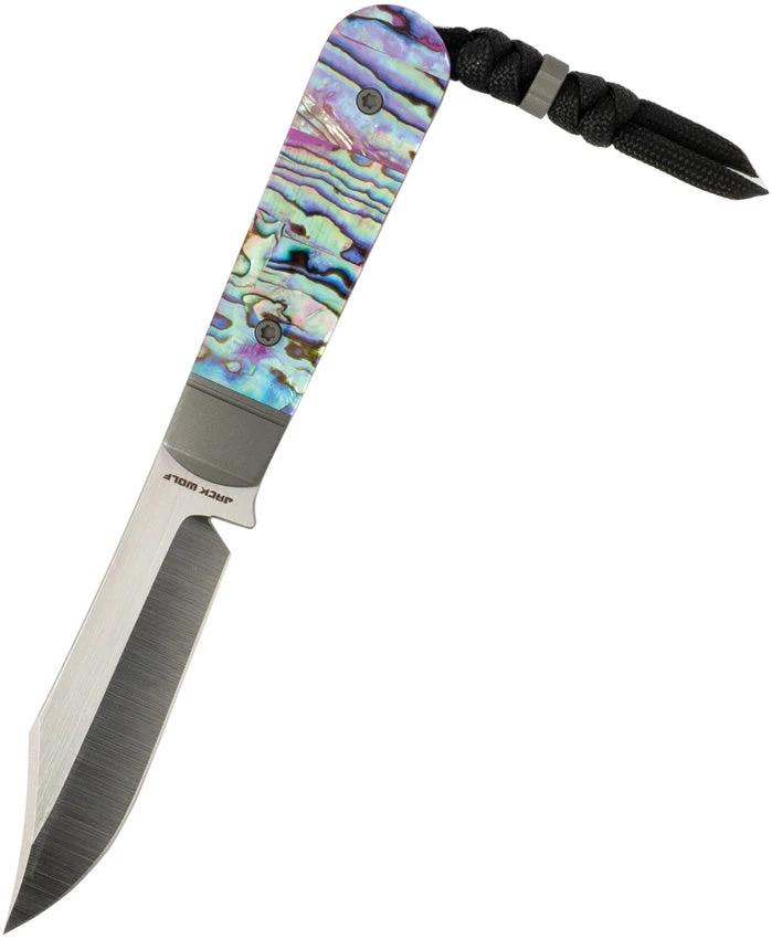 Jack Wolf Knives Backwoods FIXedc Abalone 54349 by Jack Wolf Knives