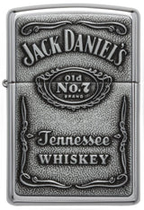 Zippo Jack Daniel’s® Chrome Emblem Lighter – High Polish Finish by Zippo