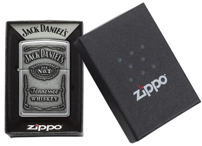 Zippo Jack Daniel’s® Chrome Emblem Lighter – High Polish Finish by Zippo