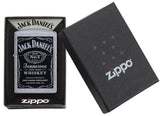 Zippo Jack Daniel’s® Label Design Windproof Lighter – Street Chrome™ Finish by Zippo