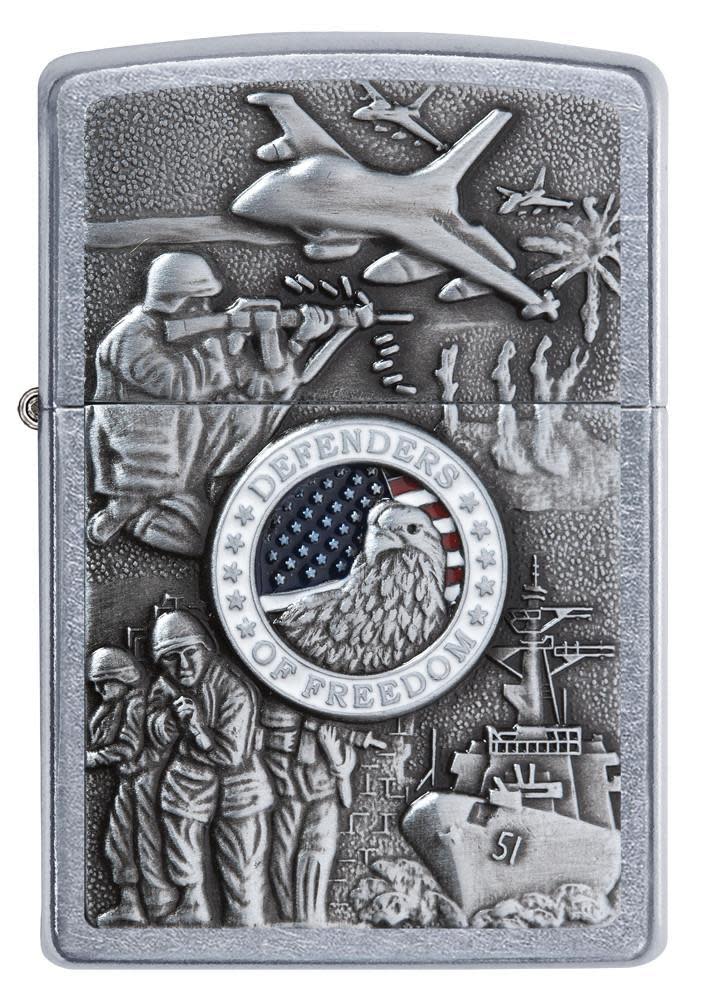 Zippo Joined Forces Emblem Windproof Lighter by Zippo