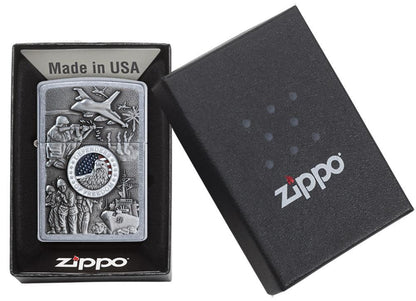 Zippo Joined Forces Emblem Windproof Lighter by Zippo