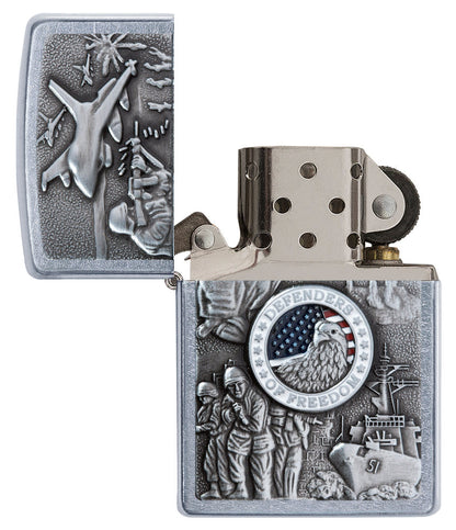 Zippo Joined Forces Emblem Windproof Lighter by Zippo