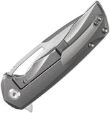 Kansept Knives Kryo Framelock Micro Mill K1001A7 - S35VN Blade, Titanium Handle, Micro Milled Ergonomic Design by Kansept Knives