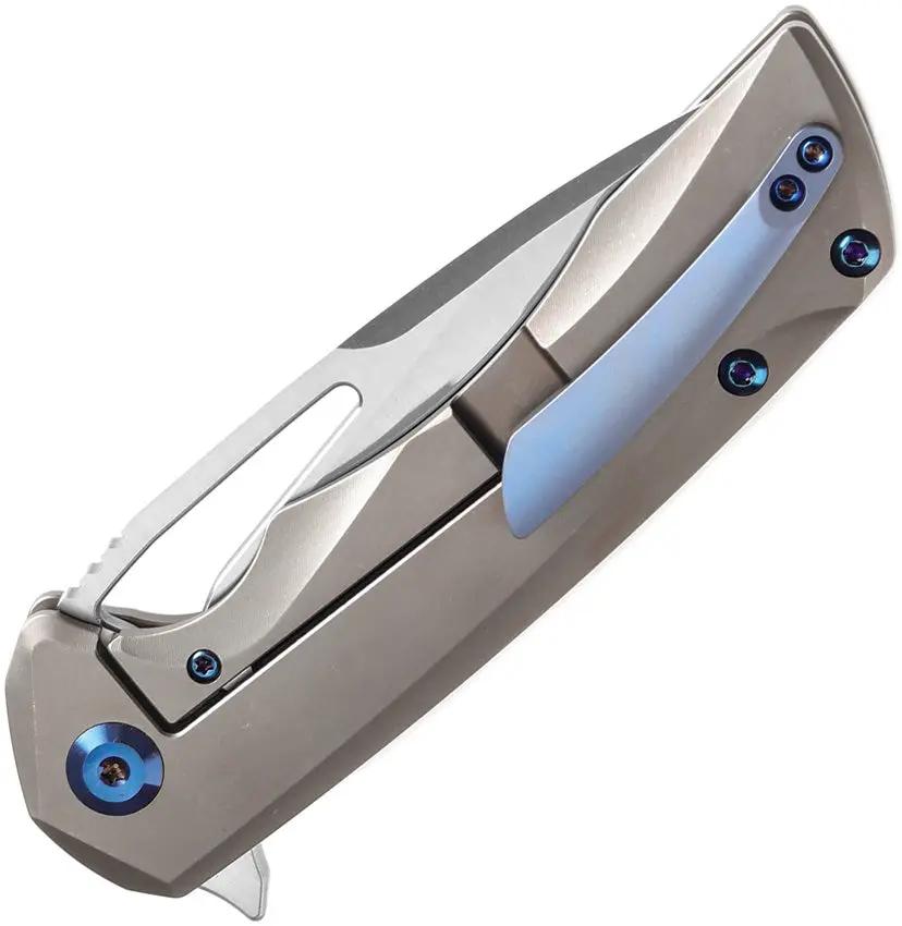 Kansept Knives Kryo Framelock Bronze K1001A8 - Bronze Anodized Titanium Handle And S35VN Blade by Kansept Knives