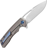 Kansept Knives Kryo Framelock Bronze K1001A8 - Bronze Anodized Titanium Handle And S35VN Blade by Kansept Knives