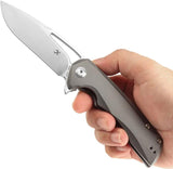 Kansept Knives Kryo Framelock Bronze K1001A8 - Bronze Anodized Titanium Handle And S35VN Blade by Kansept Knives