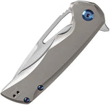 Kansept Knives Kryo Framelock Bronze K1001A8 - Bronze Anodized Titanium Handle And S35VN Blade by Kansept Knives