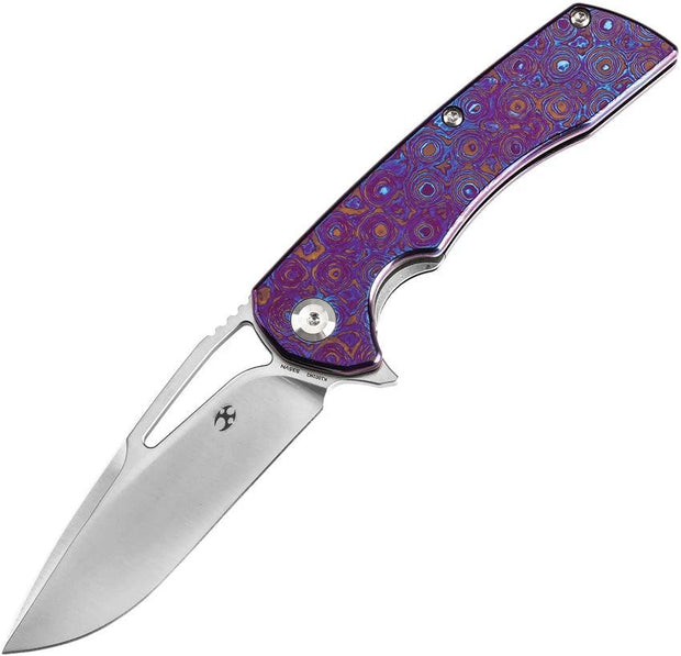 Kansept Knives Kryo Framelock Timascus K1001M2 by Kansept Knives