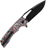 Kansept Knives Kryo Framelock Nebula K1001M3 - CPM S35VN Blade With Nebula Carbon Fiber Handle by Kansept Knives