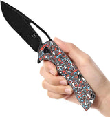 Kansept Knives Kryo Framelock Nebula K1001M3 - CPM S35VN Blade With Nebula Carbon Fiber Handle by Kansept Knives
