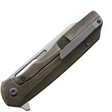Kansept Knives Shard Frameock Limited Edition K1006A1 - Bronze Textured Titanium Handle CPM S35VN Blade by Kansept Knives