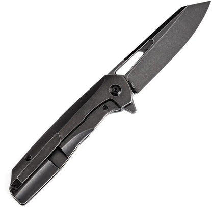 Kansept Knives Shard Framelock Copp CF K1006C1 - CPM S35VN Blade Black Stonewash Titanium Handle by Kansept Knives
