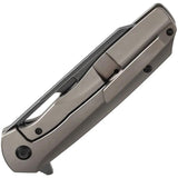 Kansept Knives Shard Framelock Bronze - CPM S35VN Stainless Blade With Bronze Anodized Titanium Handle by Kansept Knives