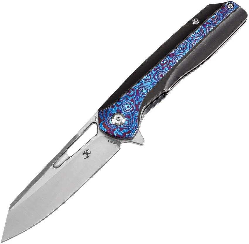Kansept Knives Shard Framelock Timascus K1006C4 by Kansept Knives