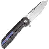 Kansept Knives Shard Framelock Timascus K1006C4 - Timascus Inlay Titanium Handle With CPM S35VN Blade by Kansept Knives