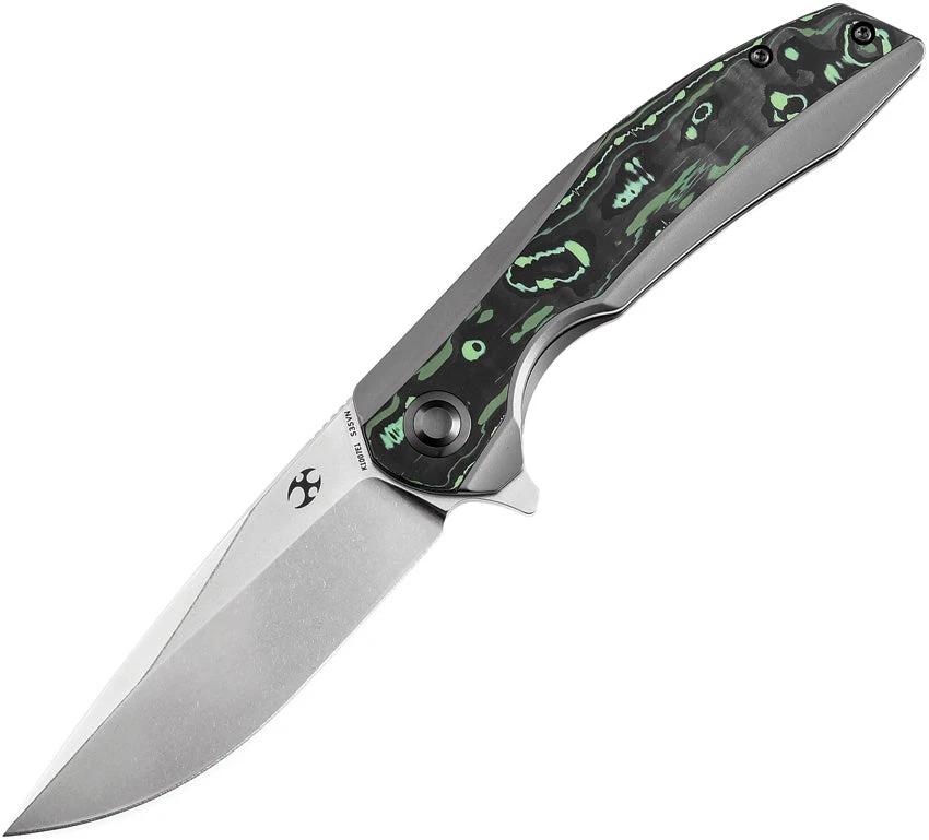 Kansept Knives Accipiter Framelock Green K1007E1 by Kansept Knives