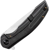 Kansept Knives Accipiter Framelock Copper - S35VN Blade With Copper Foil Carbon Fiber Inlay by Kansept Knives