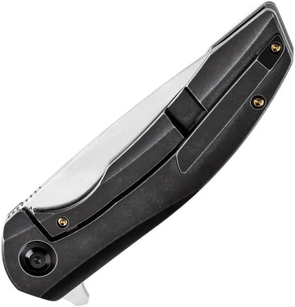 Kansept Knives Accipiter Framelock Copper - S35VN Blade With Copper Foil Carbon Fiber Inlay by Kansept Knives