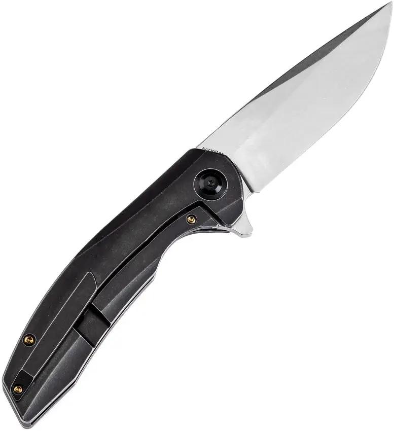 Kansept Knives Accipiter Framelock Copper - S35VN Blade With Copper Foil Carbon Fiber Inlay by Kansept Knives