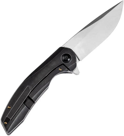 Kansept Knives Accipiter Framelock Copper - S35VN Blade With Copper Foil Carbon Fiber Inlay by Kansept Knives