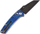 Kansept Knives Main Street Crosslock Blue K1015M1 - Timascus Handle CPM 20CV Blade EDC Knife by Kansept Knives