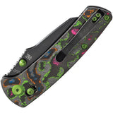 Kansept Knives Main Street Crosslock 80s K1015M3 - CPM S35VN Blade With 80s Camouflage Carbon Fiber Handle by Kansept Knives
