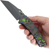 Kansept Knives Main Street Crosslock 80s K1015M3 - CPM S35VN Blade With 80s Camouflage Carbon Fiber Handle by Kansept Knives