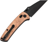 Kansept Knives Main Street Crossbar Lock Copp K1015V2 - S35VN Wharncliffe Blade Copper Foil G10 Handle by Kansept Knives