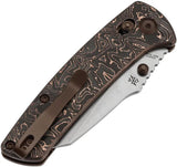 Kansept Knives Main Street Crossbar Lock CF K1015V3 S35VN Wharncliffe Blade Copper Foil Carbon Fiber Handle by Kansept Knives