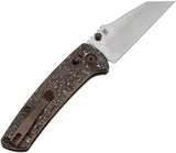 Kansept Knives Main Street Crossbar Lock CF K1015V3 S35VN Wharncliffe Blade Copper Foil Carbon Fiber Handle by Kansept Knives