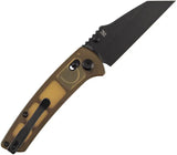 Kansept Knives Main Street Crossbar Lock Ult K1015V4 - Premium S35VN Wharncliffe Blade With Amber PEI Handle by Kansept Knives