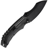 Kansept Knives Pelican EDC Framelock - 3-Inch S35VN Blade Black Stonewashed Titanium Handle by Kansept Knives