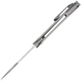 Kansept Knives Model 6 Framelock Titanium K1022A1 - Satin Bohler M390 Blade Gray Titanium Handle by Kansept Knives