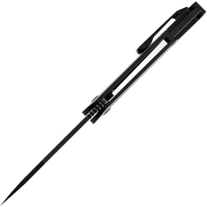 Kansept Knives Model 6 Framelock Black - Bohler M390 Blade, Black Titanium Handle by Kansept Knives