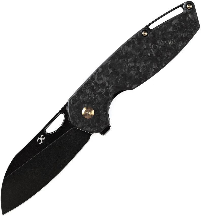 Kansept Knives Model 6 Framelock Shred CF K1022A6 by Kansept Knives