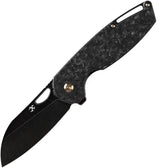 Kansept Knives Model 6 Framelock Shred CF K1022A6 by Kansept Knives