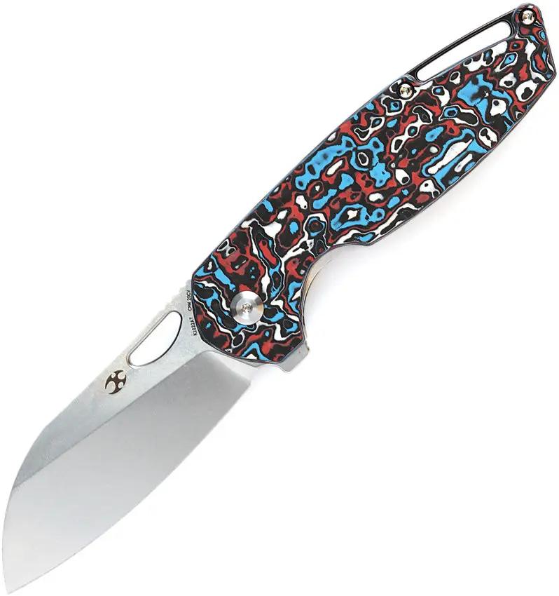 Kansept Knives Model 6 Framelock Multi CF K1022A7 by Kansept Knives