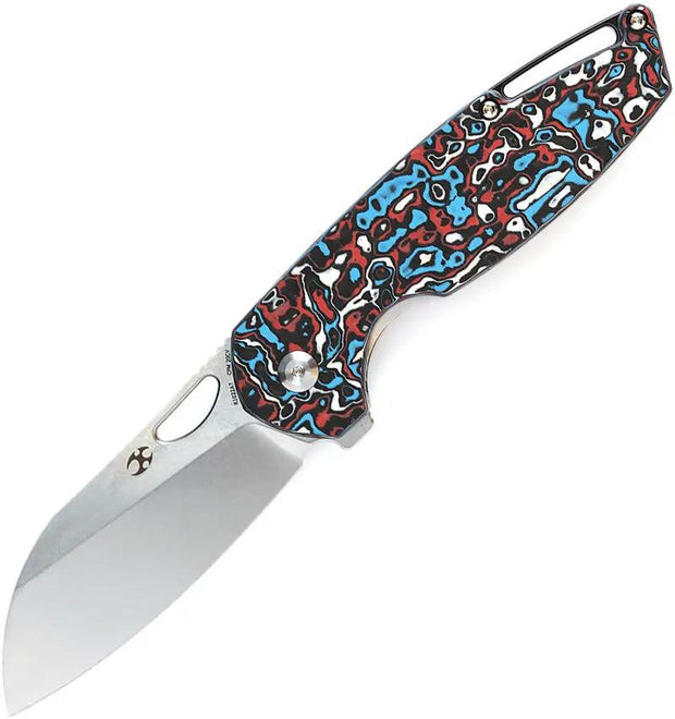 Kansept Knives Model 6 Framelock Multi CF K1022A7 by Kansept Knives
