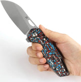 Kansept Knives Model 6 Framelock Multi CF K1022A7 by Kansept Knives