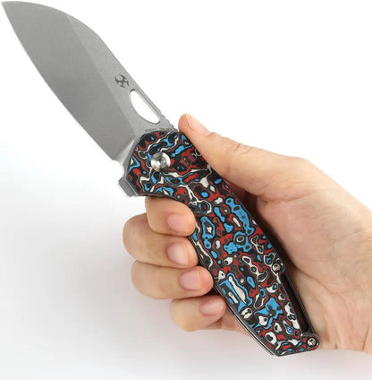Kansept Knives Model 6 Framelock Multi CF K1022A7 by Kansept Knives